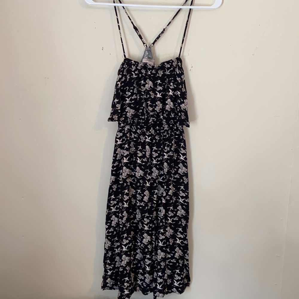 FOREVER21 Contemporary Black and White Dress